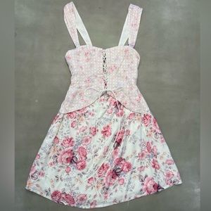 NWT For Love & Lemons Taylor Mini Dress